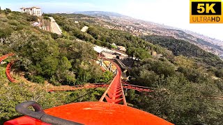 Muntanya Russa POV 5K 2000FT Above Sea Level  CRAZY VIEW Tibidabo Spain [upl. by Hgieleak121]