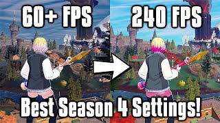 Fortnite Season 4 Settings Guide  FPS Boost Colorblind Modes amp More [upl. by Milman964]