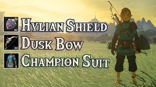 How to Get the BEST Gear in The Legend of Zelda Tears of the Kingdom 【Hylian ShieldBowOutfit】 [upl. by Zaid]