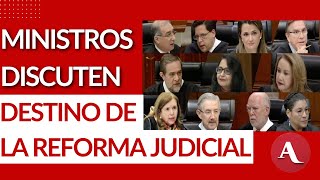 Suprema Corte discute proyecto para invalidar parcialmente reforma judicial [upl. by Pollie]