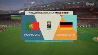 Womens Weltpokal 2024  Gruppe F  Portugal  Deutschland [upl. by Ruhl]