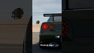 Nissan GTRR34 NISMO edition fyppp automobile halloweenskeleton beamngdrive omgdidyoucallmeba [upl. by Tavey]