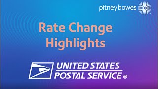 USPS Rate Change Highlights – January 9 2022 [upl. by Anaicul438]