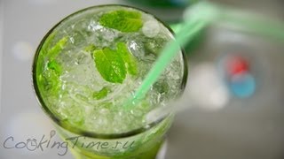 МОХИТО Коктейль Mojito  простой рецепт коктейля  как приготовить дома [upl. by Hgielsel]