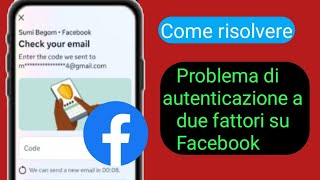 Come accedere a Facebook senza codice di autenticazione a due fattori 2024 [upl. by Nick378]