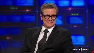 Colin Firth on The Daily Show 2015 [upl. by Yila988]