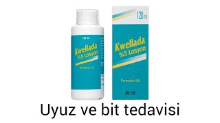 Kwellada losyon nasıl uygulanır  Kwellada losyon uyuz geçirir mi  Kwellada ne için kullanılır [upl. by Anaiad]