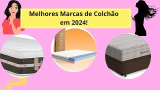 5 melhores MARCAS de COLCHÕES em 2024 [upl. by Ahsaekal591]