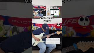 Vacations  relax guitar tutorial [upl. by Enimassej524]