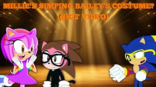 Millie Simps For Baileys Costume Skit FT Millie And Bailey [upl. by Latsyrc561]