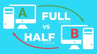 What is the difference between HalfDuplex Vs FullDuplex in networking and CCTV installations [upl. by Avirt]