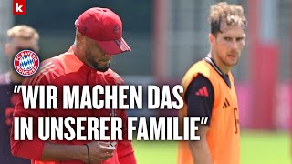 Kompany startet PK mit guter Laune quotMuss ich jetzt ein Statement machenquot  FC Bayern München [upl. by Saffren]