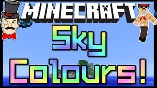 Minecraft 123 SKY COLORS amp Biome Display [upl. by Canotas]