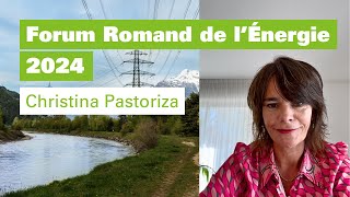 Forum Romand de l’Énergie – Cristina Pastoriza [upl. by Htnamas]