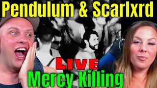 Reaction To Pendulum amp Scarlxrd  Mercy Killing Live Visualiser THE WOLF HUNTERZ REACTIONS [upl. by Greenebaum311]