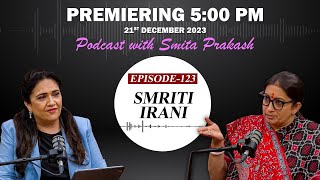 EP123 with Smriti Irani premieres today at 5 PM IST [upl. by Natsuj765]