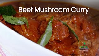 How to cook Beef Mushroom Curry in Malabar Style  Kerala Culinary Tourism [upl. by Akedijn]