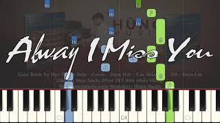 Danbi I Always Miss You Piano  Hùng Music [upl. by Dettmer]