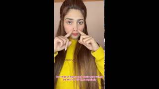 Reshape your nose exercises to reduce nose fat simple and easy shorts [upl. by Joappa937]