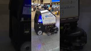 Automatic cleaning machine at Don mueang international airport✈️ Bangkok [upl. by Madelaine17]