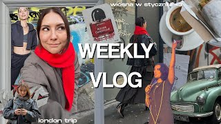 WEEKLY VLOG 🍰  pyszne gotowanie i pieczenie  zaczynam redukcję  bieganie  wypad do Londynu 🇬🇧 [upl. by Gustafsson542]