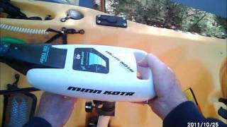 install the trolling motor in the Hobie Drive kayak [upl. by Desirea]