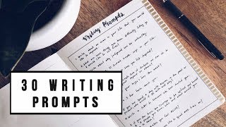 30 JOURNALING WRITING PROMPTS  IDEAS  ANN LE [upl. by Nnyloj]