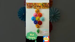 DIY Paper Wall Hanging diycraft wallhanging decoration papercraft homedecor diy festival [upl. by Nilyac]