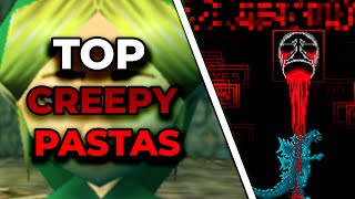 8 Creppy pastas en VIDEOJUEGOS muy PERTURBADORES [upl. by Longo]