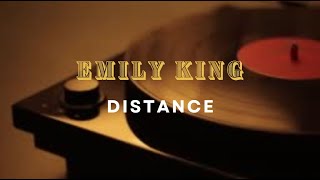 Emily King  Distance Karaoke Lyric Video Instrumental Backing Vocals [upl. by Ayian102]