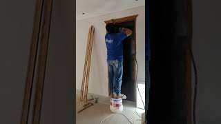 Door Frame Architrave Fitting [upl. by Shane]