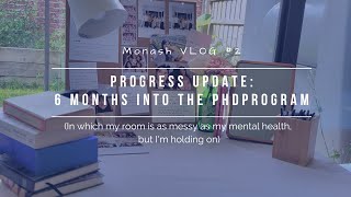 Doctorate Monash Vlog 2  Progress Update 6 Months into the PhD Program [upl. by Immaj]