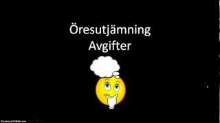 Öresutjämning och avgifter [upl. by Nylek]