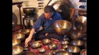 Weaving tones on Tibetan Singing Bowls [upl. by Egiarc]