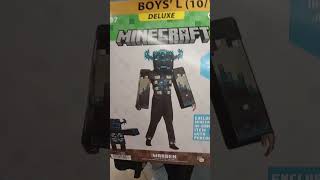 Minecraft Warden costume at Walmart [upl. by Airtal]