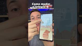 Como mudar o estilo do relógio na tela de bloqueio Samsung [upl. by Day504]