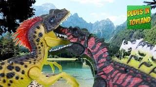 Fighting dinosaurs toys movie for children [upl. by Reinaldos986]