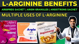 ARGIPREG SACHET  ARGIN  ARGISTRONG SACHET  L ARGINIE BENEFITS amp DOSE  HOW IT WORKS [upl. by Meekyh]