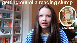 getting out of a reading slump VLOG [upl. by Jeniece]