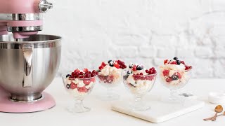 Eton mess recipe  KitchenAid [upl. by Neerroc286]