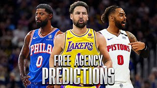 My Official 2024 NBA Free Agency Predictions [upl. by Adina470]