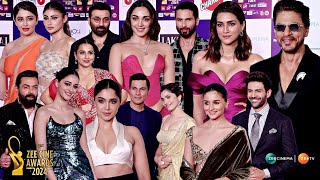 Zee Cine Awards 2024 Full Show  Shahrukh Khan Alia Bhatt Kiara Advani Shahid Kapoor  Red Carpet [upl. by Doowrehs98]