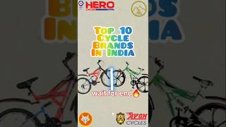 Top 10 Cycle Brands in India shorts  ytshort top10 cycle brands  india2024 viral trending [upl. by Uzzi]