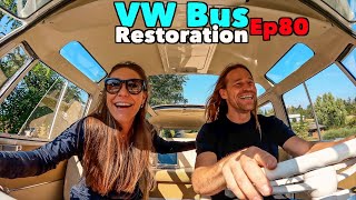 VW Bus Restoration  Episode 80  FIRST DRIVE  MicBergsma [upl. by Osman]