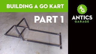 Building a Go Kart Part 1  Design Planning and Building the Frame  NOW WITH FREE PLANS [upl. by Maon]