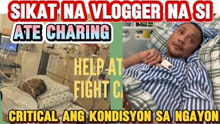 ISANG SIKAT NA VLOGGER NASA CRITICAL NA KONDISYON SA NGAYON [upl. by Shalna]