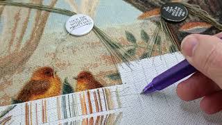 Gridding fabric for cross stitch [upl. by Arret]