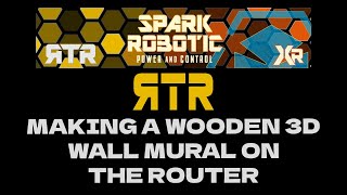 Spark Robotic  RTR  3D wooden wall mural [upl. by Cyma750]