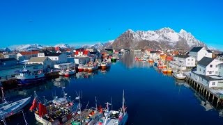 Lofoten from above The amazing Lofoten Islands in north Norway [upl. by Yentirb]