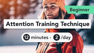 Attention Training Technique ATT in Metacognitive Therapy Beginner 11 [upl. by Lorollas214]